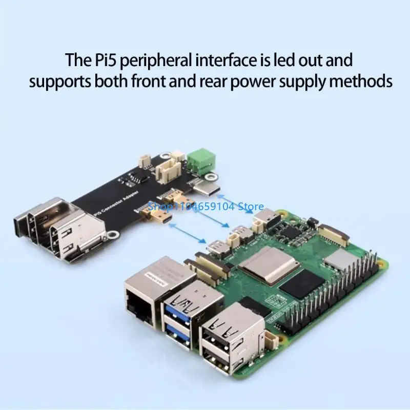 Промышленное жилье для мини -компьютера с 4 USB 3.2 Gen1 PCIe.