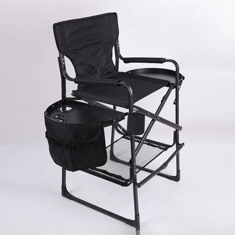 Outdoors Director Chair Large Foldable Makeup Chairs Portable Film Crew Shoot Chair  Anti-slip Canvas Beach Chairs Comfortable