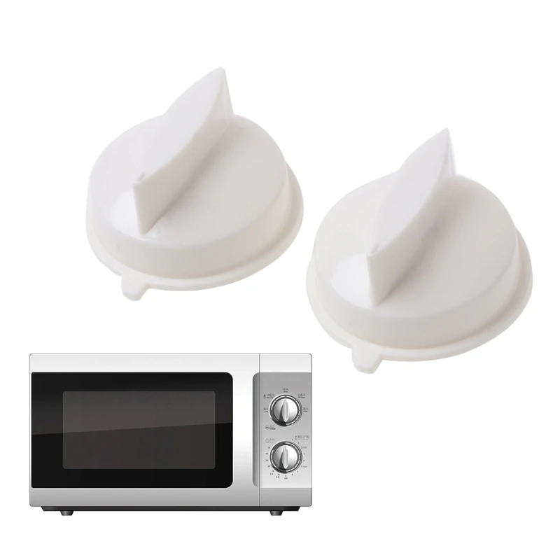 2Pcs Microwave Oven Rotary Knob Timer Plastic Control For Media Universal Dropship