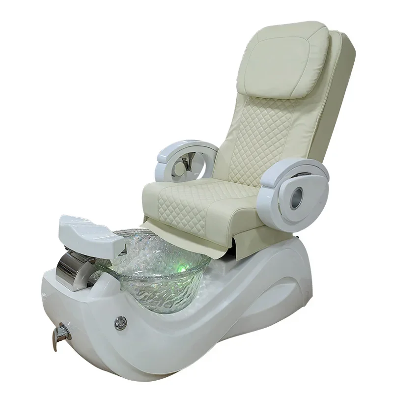 Sillón salón pedicura sillas reposapiés taburete muebles respaldo masaje uñas Sillas De Pedicura Para Spa muebles comerciales
