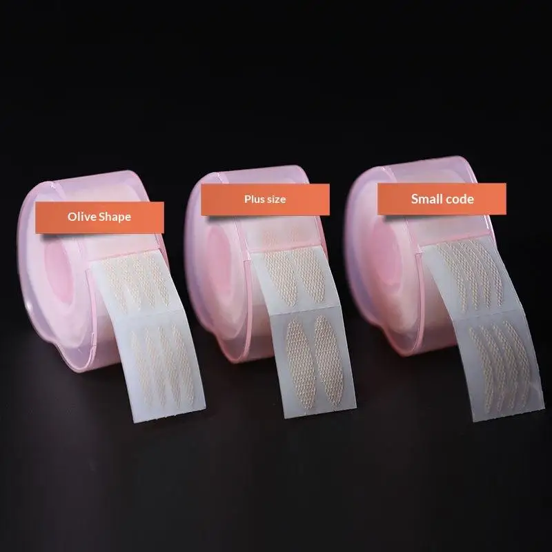 Double Eyelid Tape 300 Patches Waterproof Invisible Lace S/L Fold Glue Free Mesh Type Eye Lift Strips Women Beauty