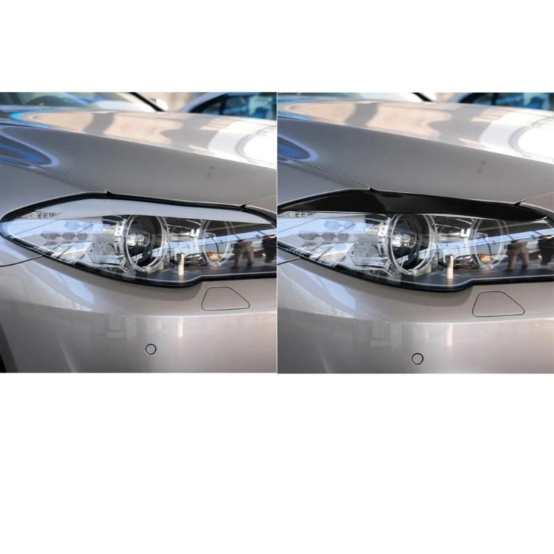 

2025 New Headlight Eyebrow Eyelid Trim Car Modified Accessories Eye Lid Cover Decoration Styling Sticker for 5Series F10 10-13