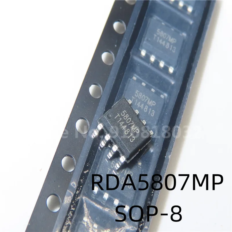 10PCS/LOT RDA5807MP 5807MP SMD SOP-8 dual channel radio chip IC wireless transceiver Original New In Stock