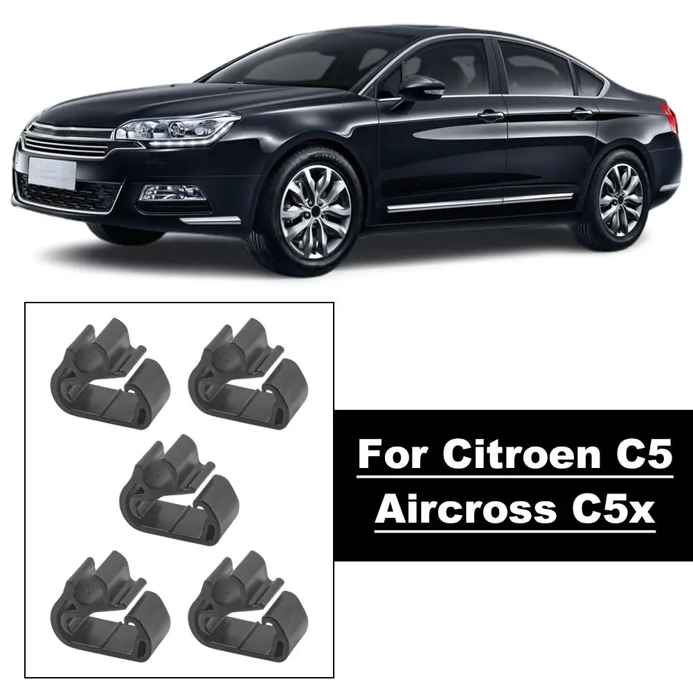 

5/10pcs Wiper Arm Spray Hose Clip For Peugeot 3008 (P84) 5008 (P87) 408x for Citroen C5 Aircross Car Accessories