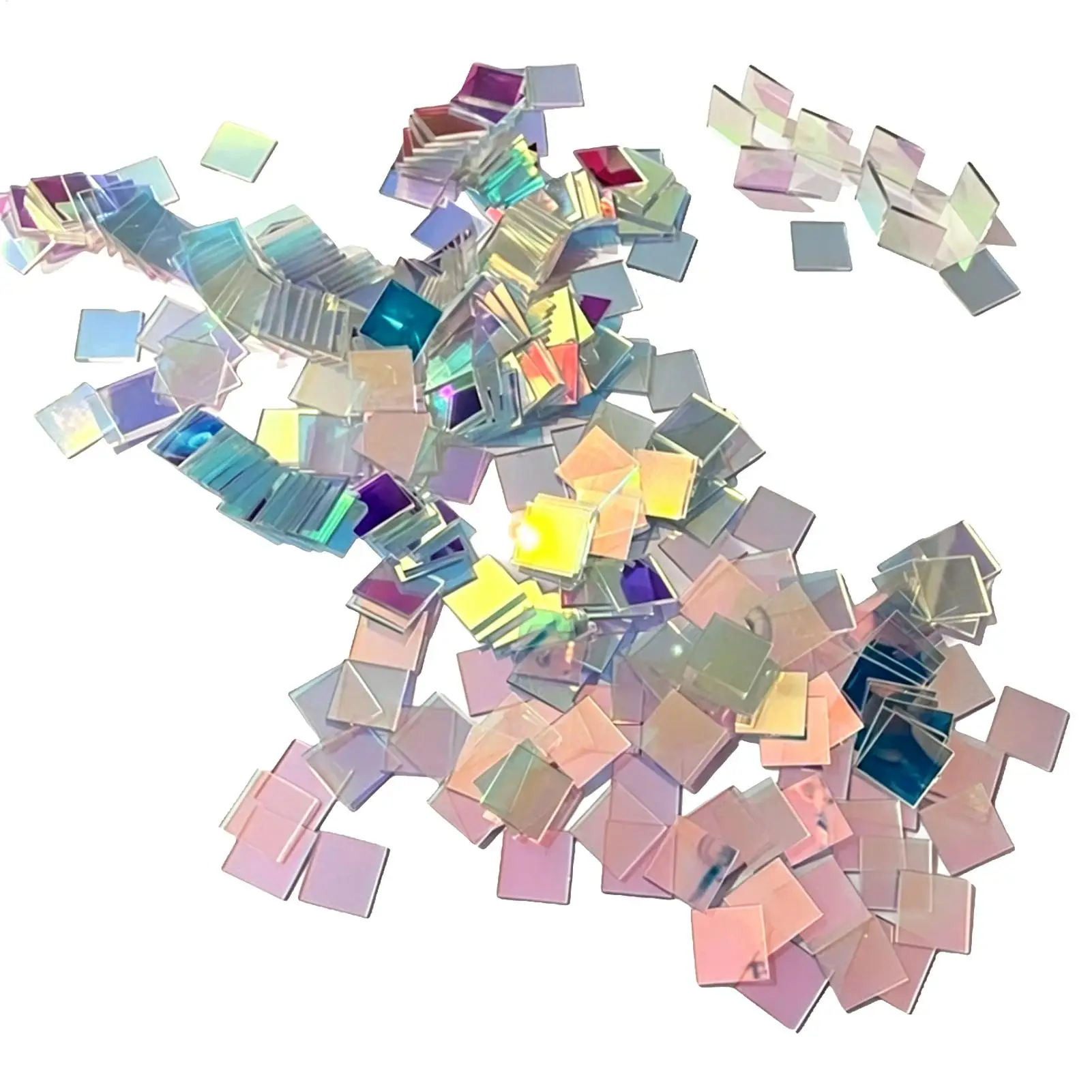 100 Piece Double Sided Rainbow Acrylic Sheet Colored Boards for Home Crafts Display Party Wedding Classroom Office Artwork