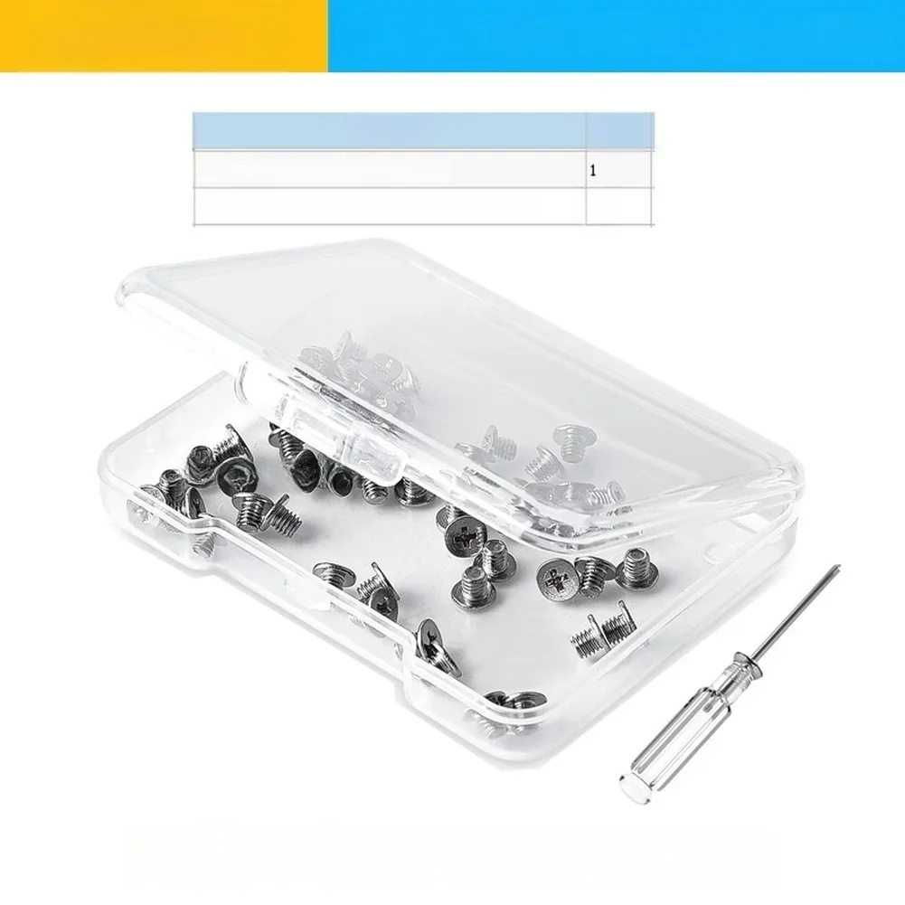 50PCS For Silver Flat Head Cross CM Screws M2x2 5 Nickel Plated Carbon Steel For Computer Installation Plus Crosshead Driver