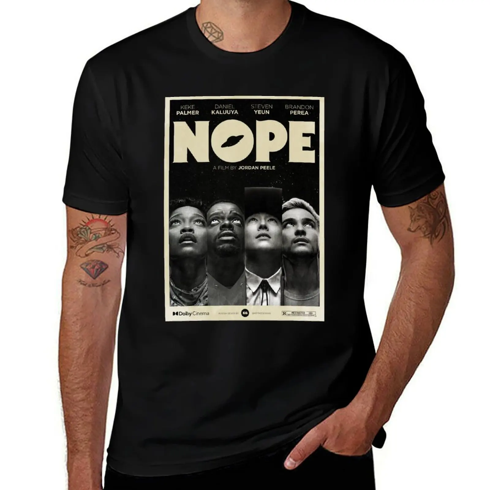 Nope - Jordan Peele T-Shirt graphic t shirt vintage shirts graphic tee plus size clothes mens plain t shirts