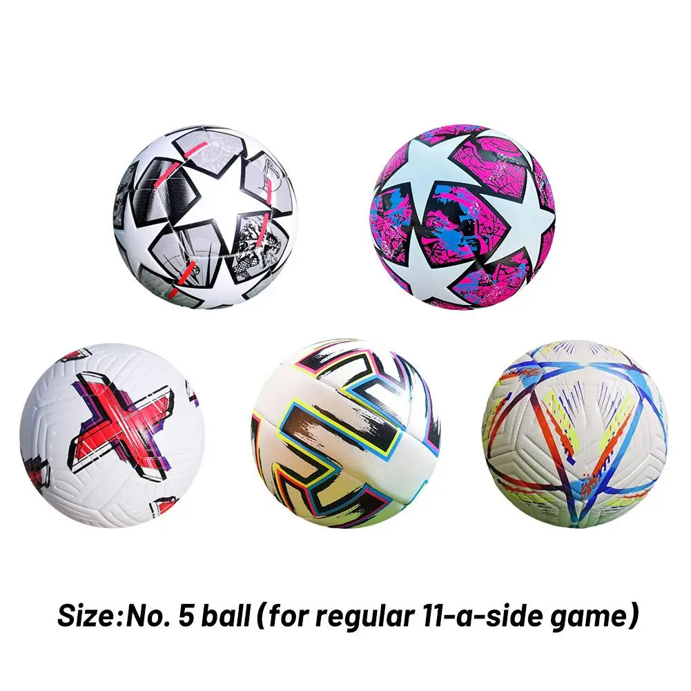 2024 Soccer Balls Professional No. 5 Ball High Quality Soft PU Seamless Outdoor Sports League Football Training Match Futbol