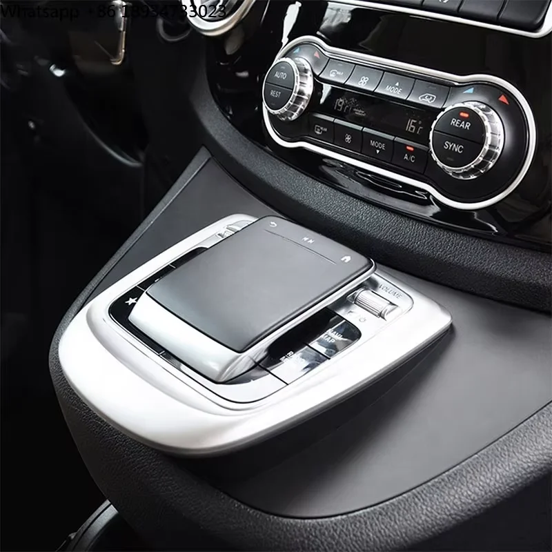 NEW Upgrade For Mercedes-Benz Vito W447 Center Console Gear Shift Multimedia Touchpad Mouse Switch Button Cover Accessories