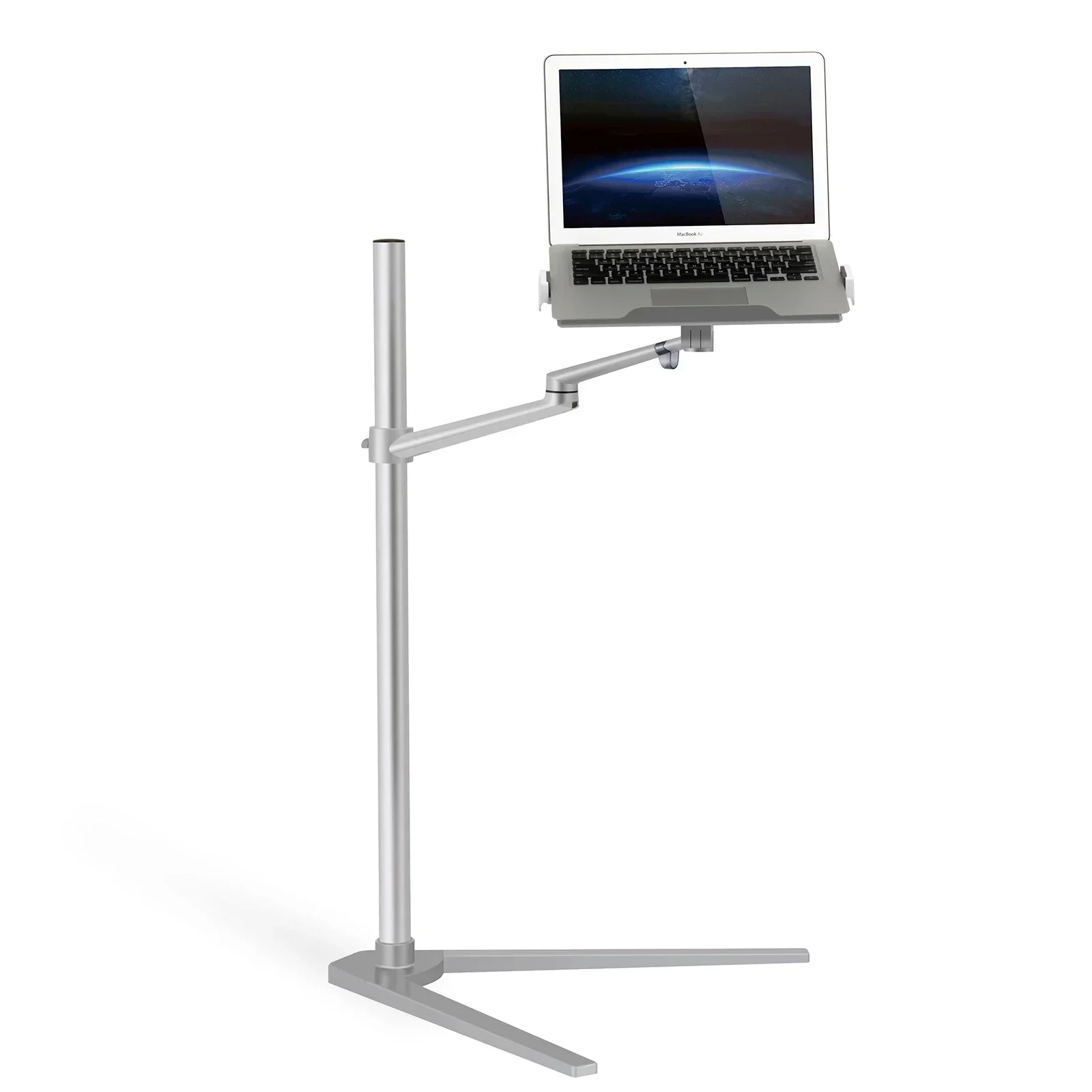 

UPERGO 360 Degree Rotate Height Adjustable Bed Floor Standing Tablet Bed Stand Holder For Ipad