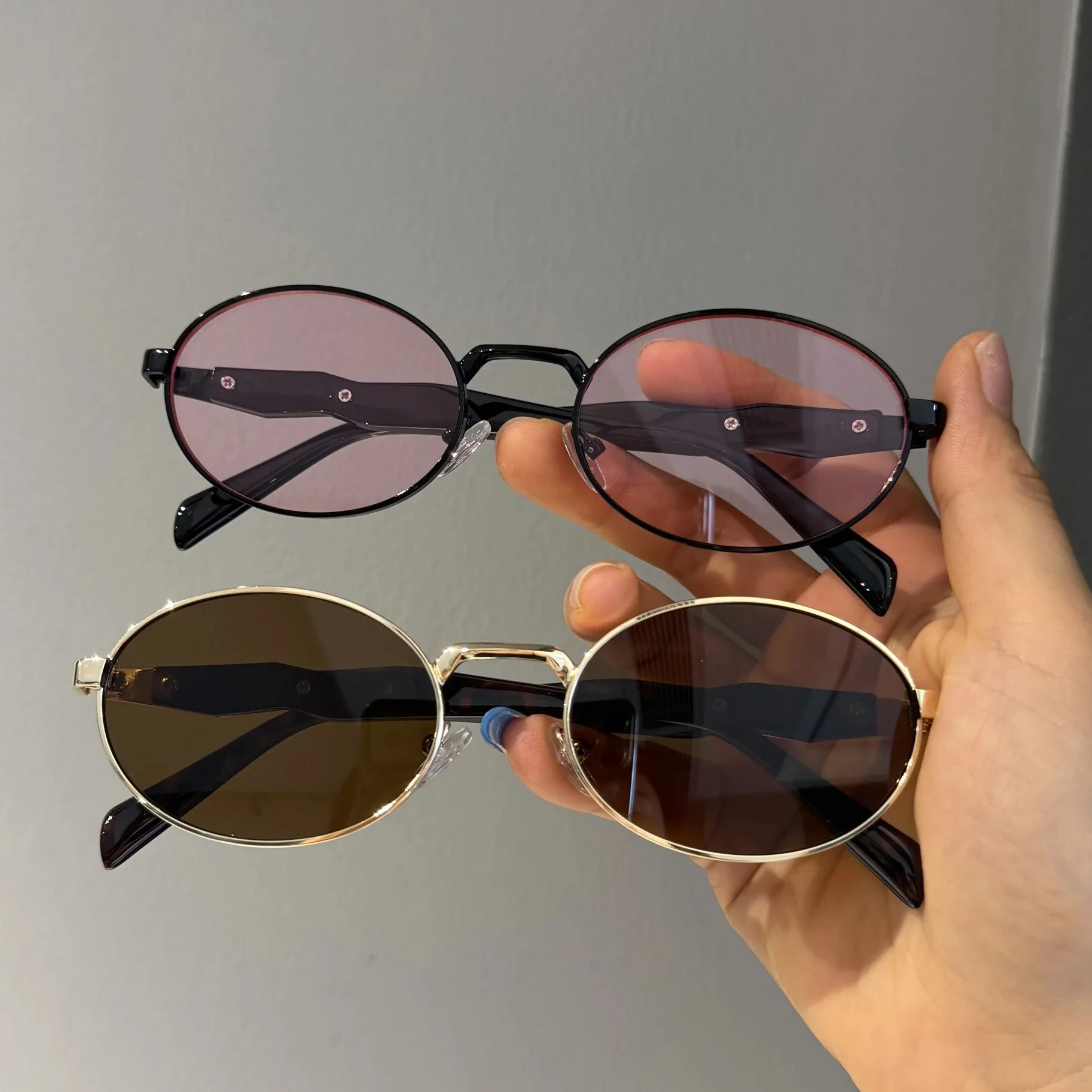 Retro metal shades designer sunglasses Retro Hexagon Sunglasses for Women Men, 2025 Trendy Fashion  main image 3