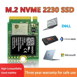 2230 Pcie Nvme M 2 SSD 2tb dysk półprzewodnikowy kompatybilny z laptopem Dell/STEAM DECK/Micro SURFACE/Replace BG4 SN530 520 PM991