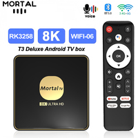 Android13 Smart TV Box 4K HDR10 Wifi6 Streaming Media Player CPU Rockchip3528 64GB128GB Large Memory Bluetooth Chromecast TV Box