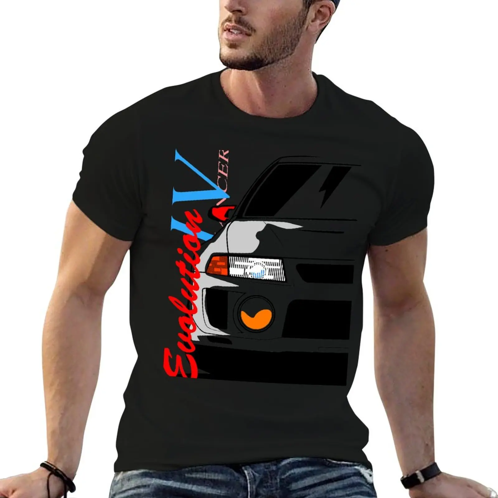

Lancer Evolution IV T-Shirt plain kawaii clothes oversized t shirt mens funny t shirts
