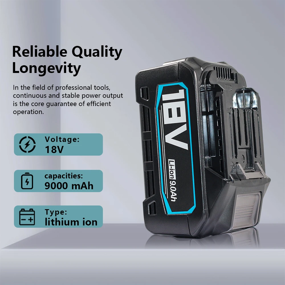 

10 Ач, 18 В для Makita 21700, аккумулятор для BL1850 BL1860, литий-ионная замена для шлифовальной машины, пилы, дрели, совместим с BL1830 BL1850B