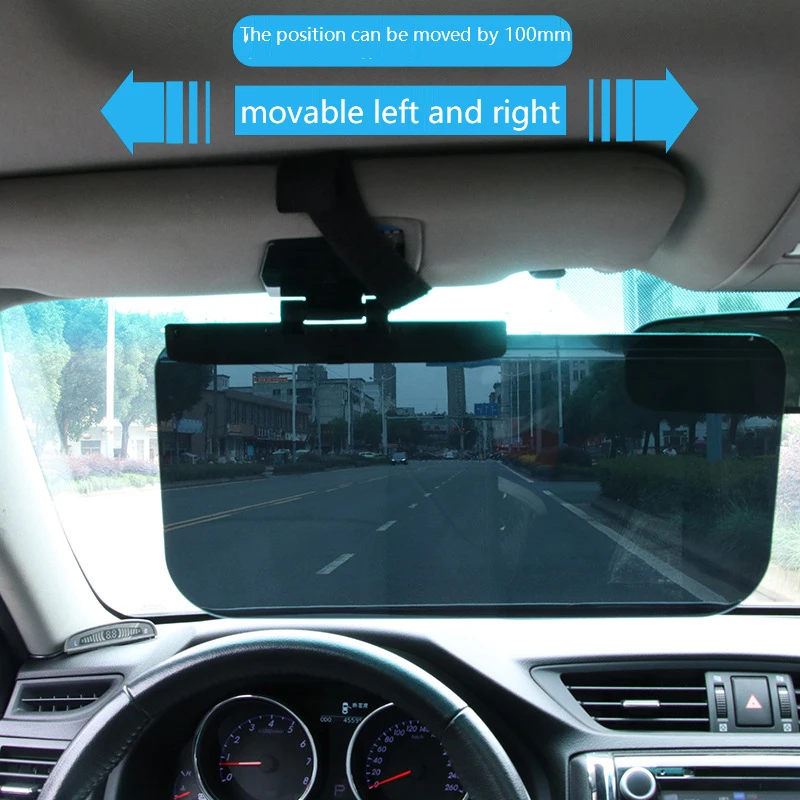 Car Sun Visor Day Night Anti-Dazzle Mirror 180 Degrees Rotate UV Foldable Goggles Sun Shade Vehicle Accesorries For Clear Vision