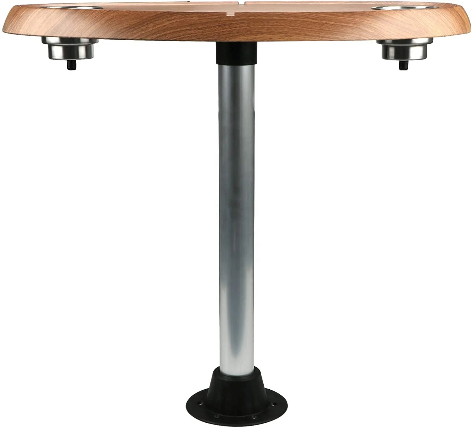 Marine Boat Yacht Adjustable Dining Table  Pedestal and Base Plate Fixed Height 68cm Dia. 45*76cm