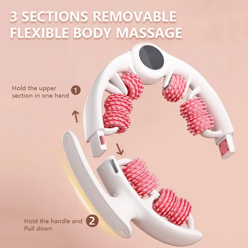 Ring Leg Clip Roller Massager, Leg Massager, Yoga Fitness Aid, Leg Beauty Artifact