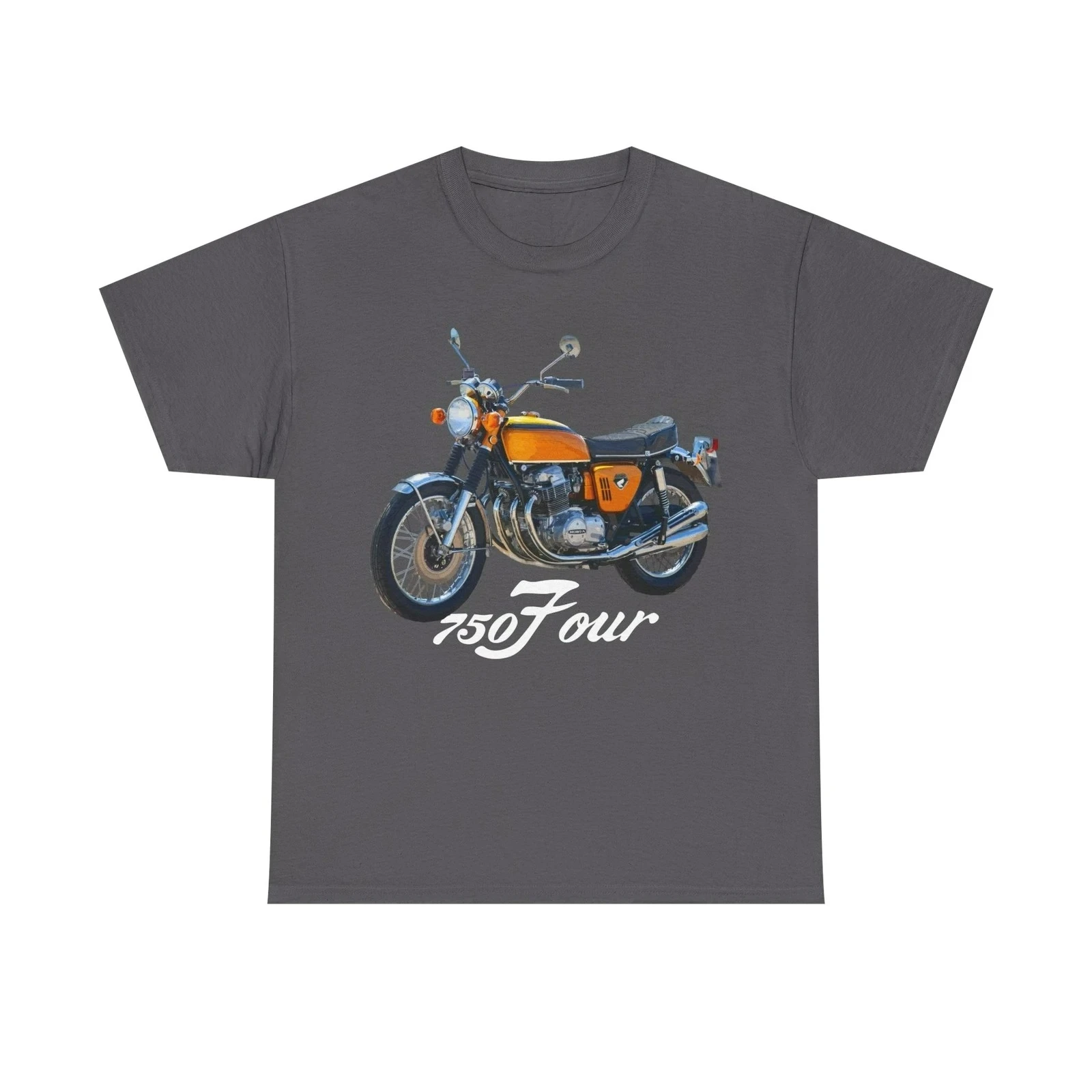 Camiseta Retro japonesa CB750 Four K0 para motocicleta, camiseta informal de verano de manga corta con cuello redondo 100% de algodón para hombre, ropa de calle