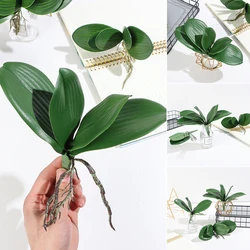 Quality Home Decor Orchid Leaves Decorative Flowers Phalaenopsis Leaf Plastic Grass Artificial Plants Simulation Leaves