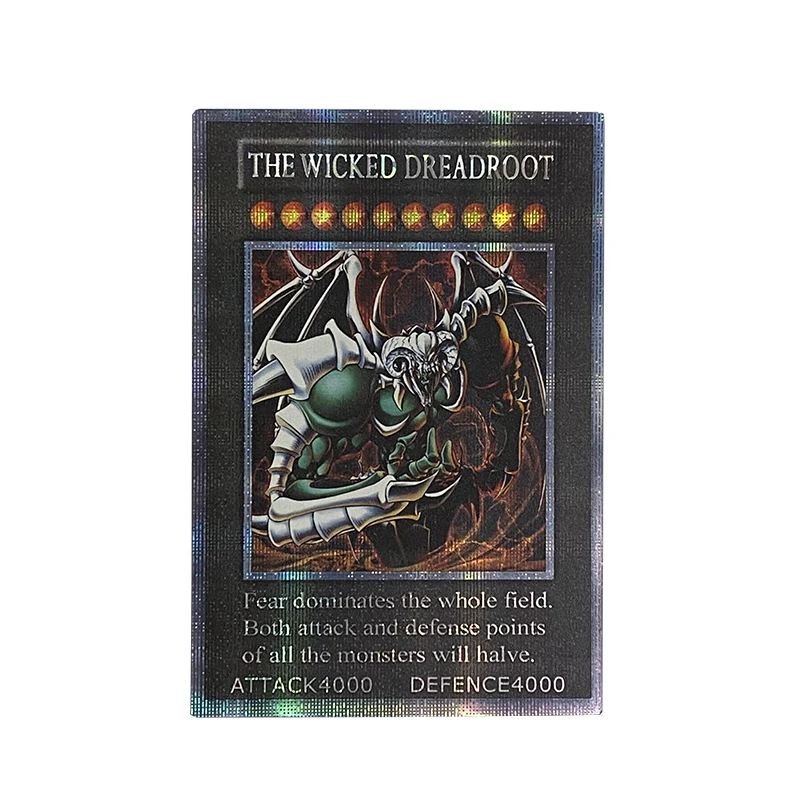 Yu-Gi-Oh Anniversary Pack 15AX-M PSER The Wicked Avatar/Eraser/Dreadroot Collection Gift Toy Card（Not Original）