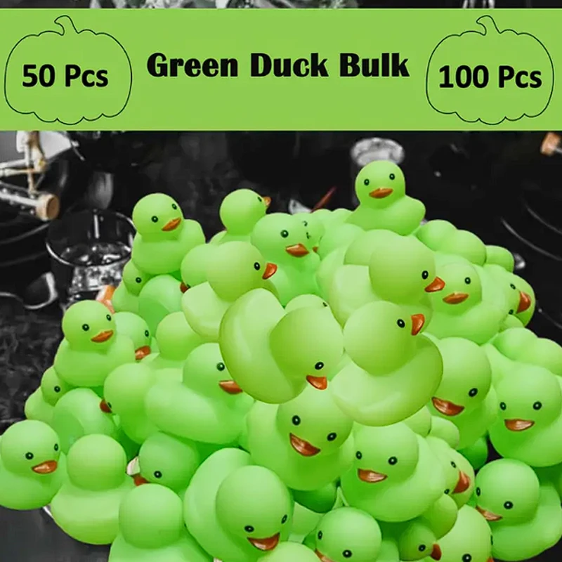 

50/100PC Halloween Rubber Ducks Bulk Mini Rubber Ducks Small Rubber Duck Bulk for Halloween Party Favors