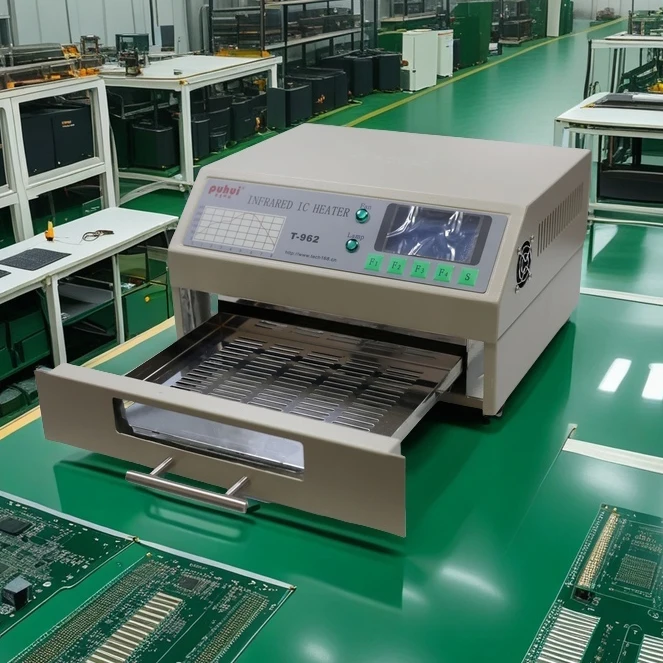 

T962 Reflow Solder Oven BGA SMD SMT Rework Sation T 962 Reflow Wave Oven PUHUI T-962 Infrared IC Heater