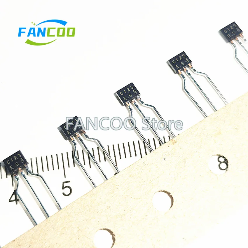 10PCS C123ES  DTC123ESA  DTC123ES TO-92S C123 Digital transistors (built-in resistors)