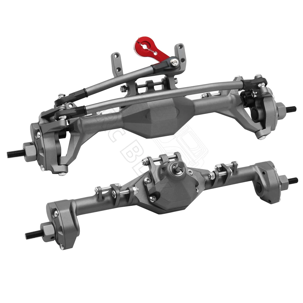 CNC-gefreesd aluminium geïntegreerde portaalas voor achter geanodiseerd voor 1/10 RC Crawler auto Axiale SCX10 II RGT 86100 Redcat GEN8
