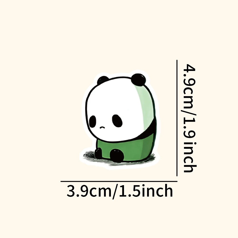 ชุดสติกเกอร์สัตว์การ์ตูนน่ารักหลากหลายแบบสำหรับตกแต่งแล็ปท็อป ขวดน้ำ สมุดภาพ งานฝีมือยอดนิยม ทันสมัย และไม่ซ้ำใคร