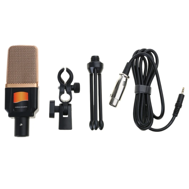 

Plugs and Play 3.5mm Condenser Microphone for Home Studio and Internet Calling Drop shipping