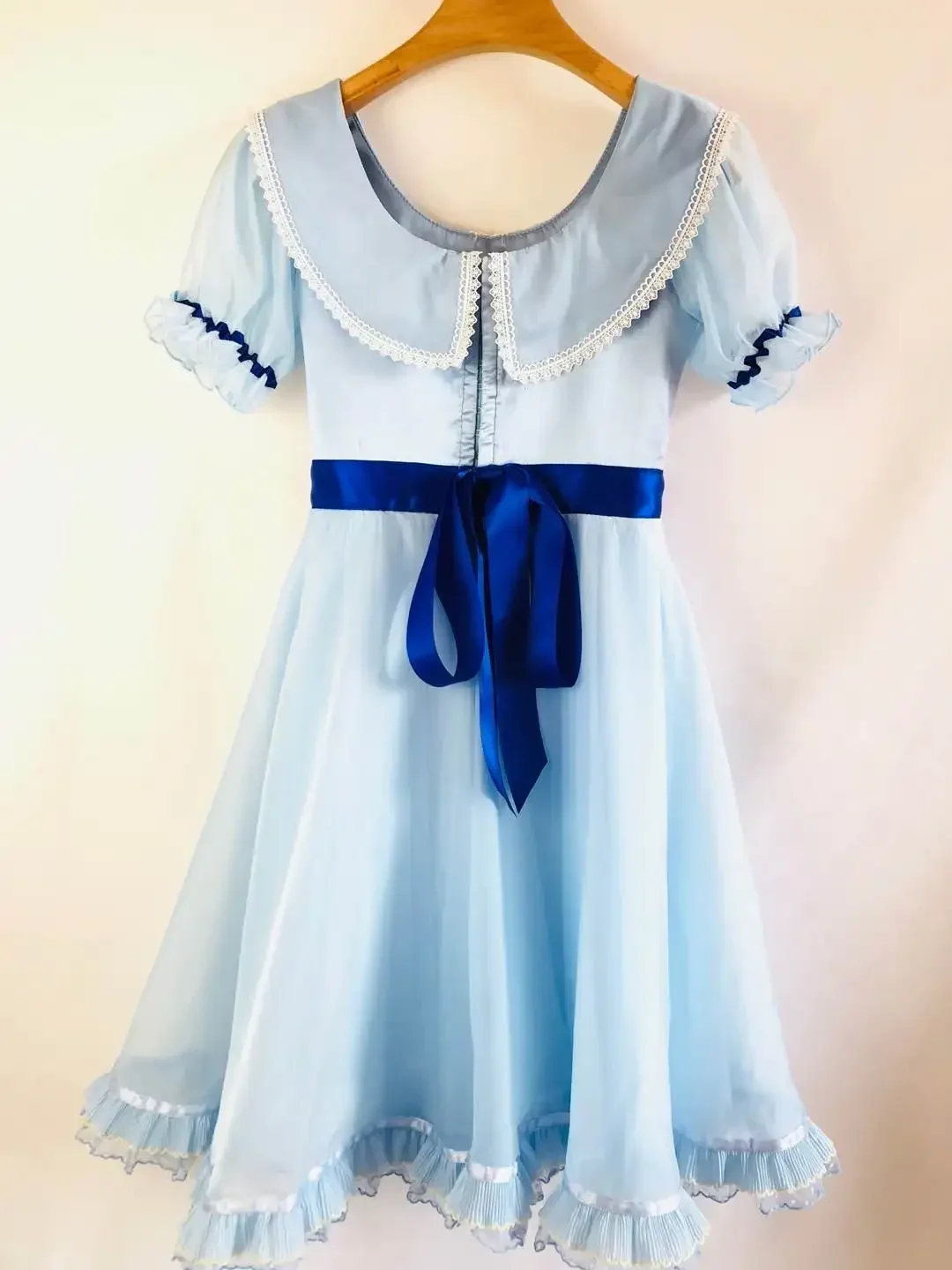 2024 prom variation ballet dress private custom white blue navy collar diamond gauze dress