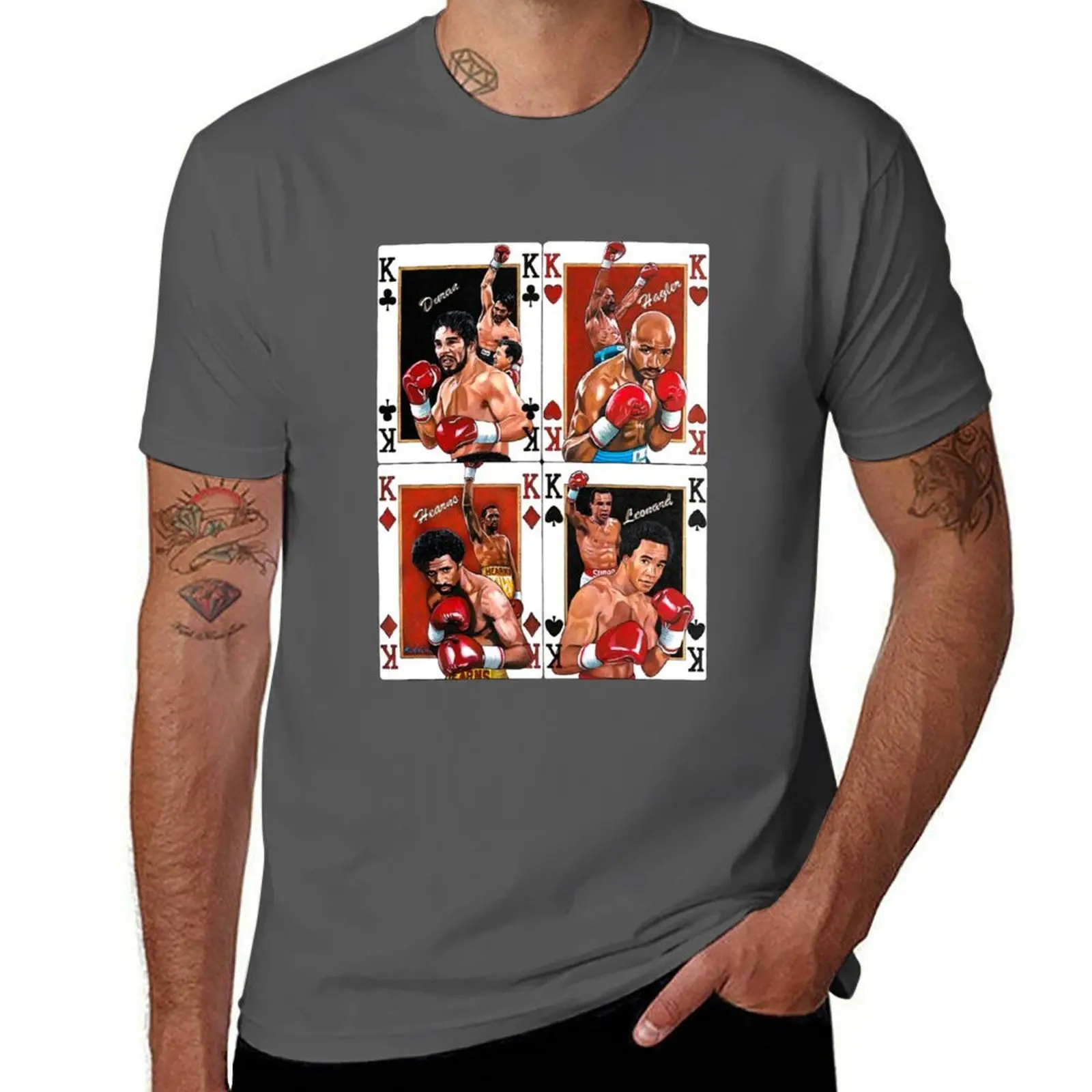 Four Kings Duran, Hagler, Hearns, Leonard T-Shirt Holiday All Match T-Shirt