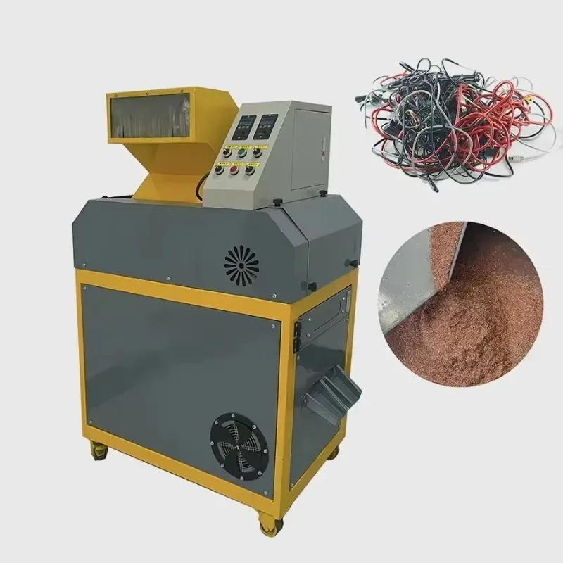 Customized Scrap Copper Wire Stripping Machine Granulator Scrap Cable Wire Stripping Machine E Waste Wires Recycling