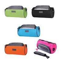 Bicycle Bag Handlebar Bag Portable Touch Screen Phone Bag Waterproof Cycling Storage Pouch Bag for Travel Road Bikes