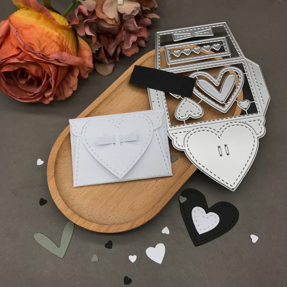 

1pcs metal cutting dies cut die mold Love Envelope Scrapbook paper craft blade punch stencils dies