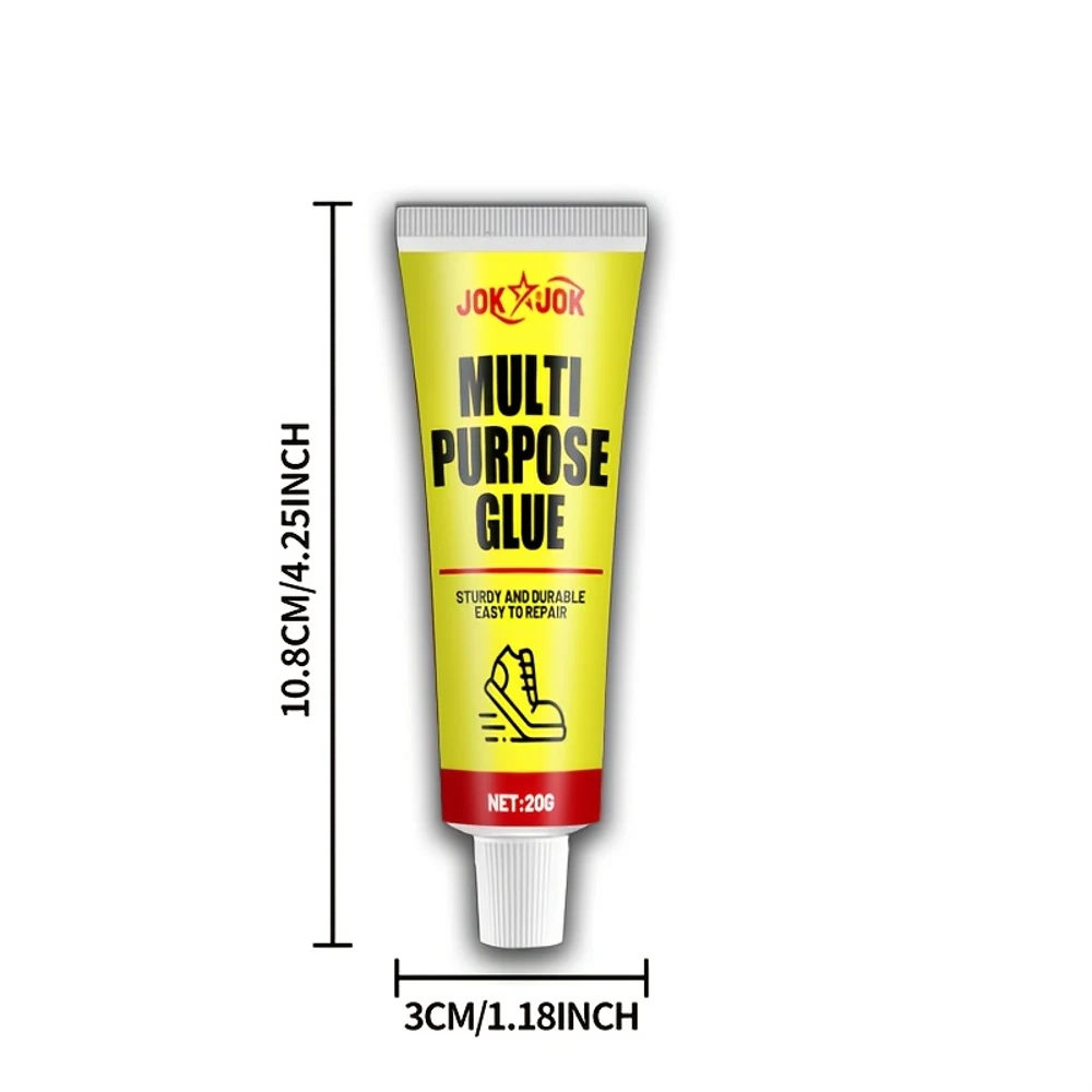 

Multi-Purpose Strong Glue | Quick Bonding, Shoe Repair Resistant to Cracking, Suitable for Various Materials, Compact and Durabl