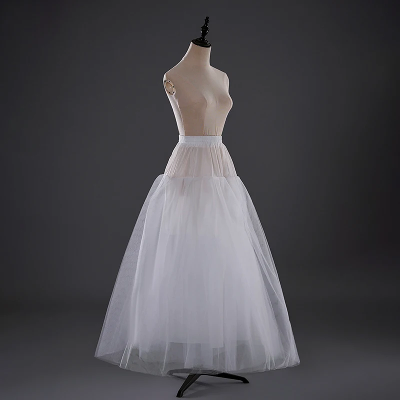 4-layer Boneless Wedding Dress Skirt Support Bridal Dress Loop Less Apron Daily Performance Dress Support Skirt Skirt