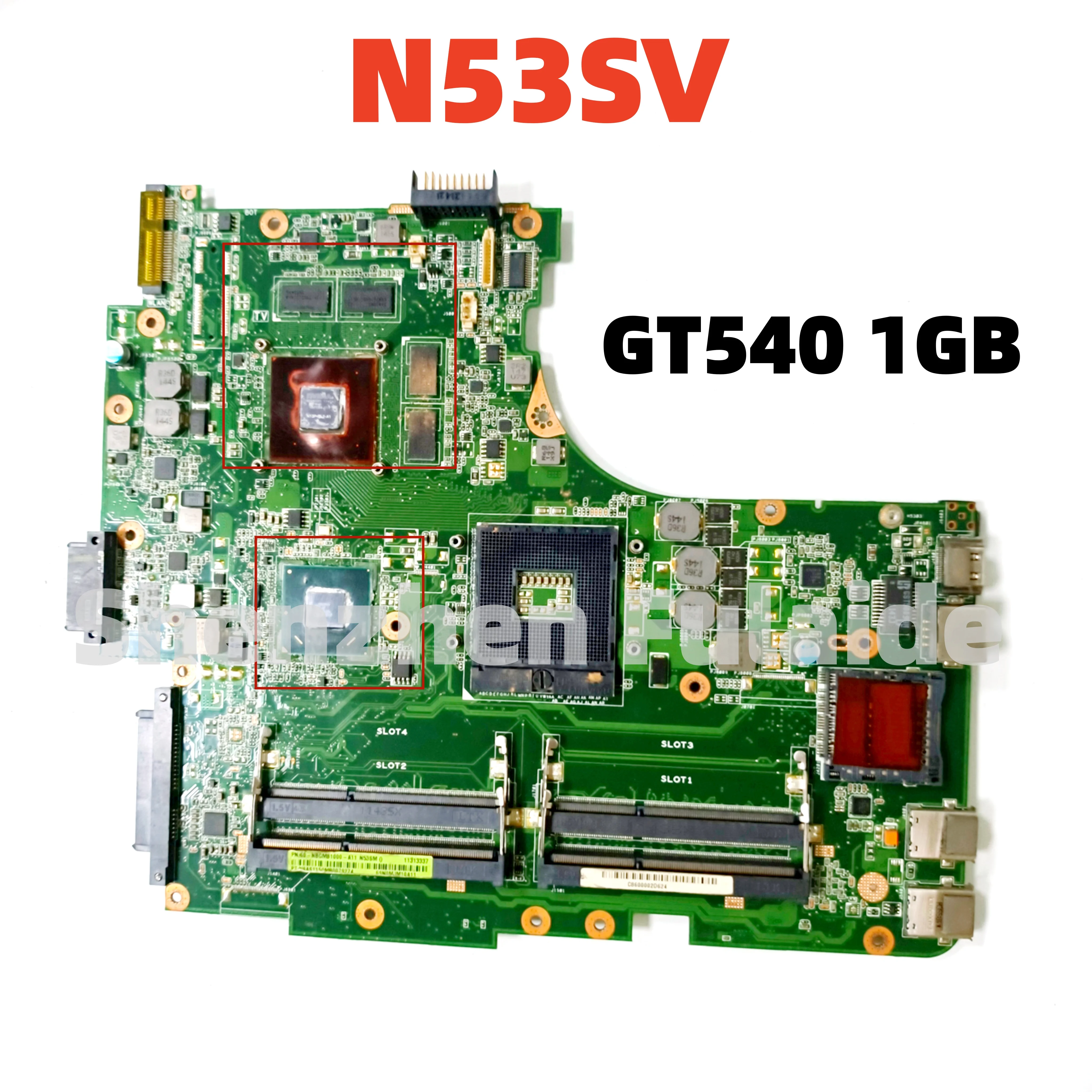 N53SV para portátil ASUS N53S N53SV N53SN N53SM con GPU GT540M de 1GB DDR3 100% probado y funcional