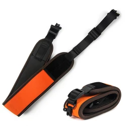 Imbracatura per fucile in neoprene Tracolla a 2 punti Imbottitura morbida per fucile da caccia Imbracatura regolabile con girelle Accessori per armi da tiro