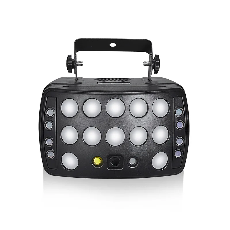 Laser Rain Butterfly Effect Light Sound Activated RGB Disco Stage Lighting with Strobe Flash Beam Laser DJ Party Lamp for KTV