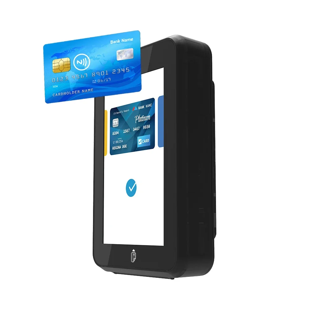 IP54 IK08 Wall Mounted Touch Screen NFC Payment SoftPOS Unattended Payment Terminals CM30