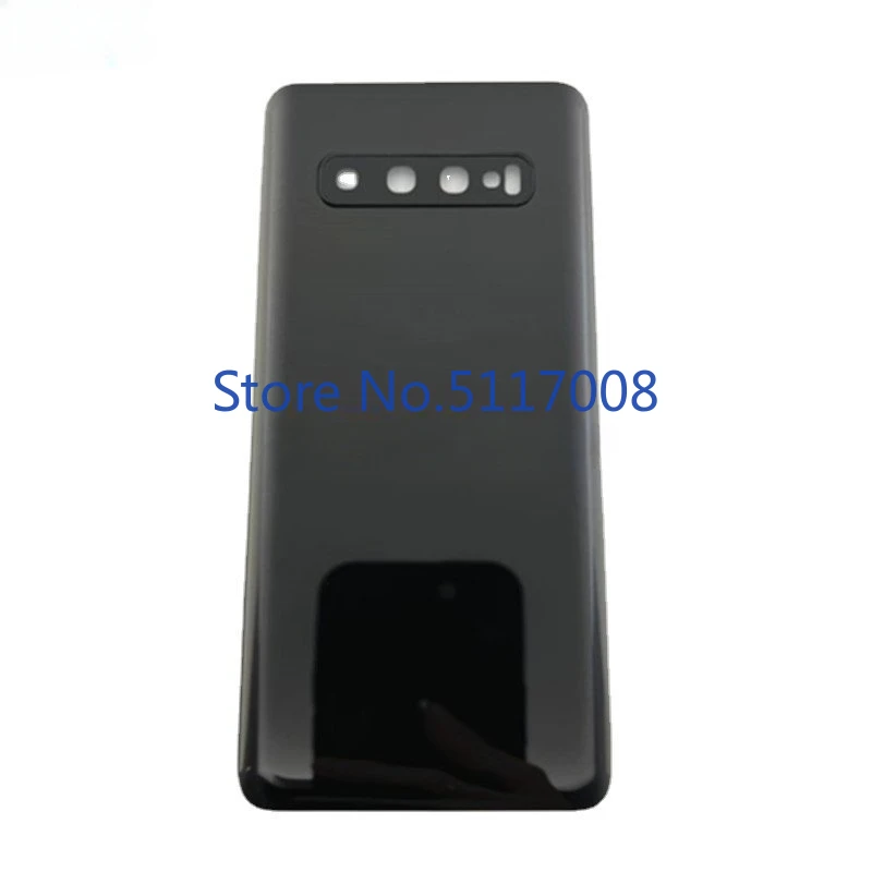 For Samsung Galaxy S10 Plus G975 G973 S10e G970 Back Battery Cover Rear Door Housing Case Glass Panel Camera Lens Parts