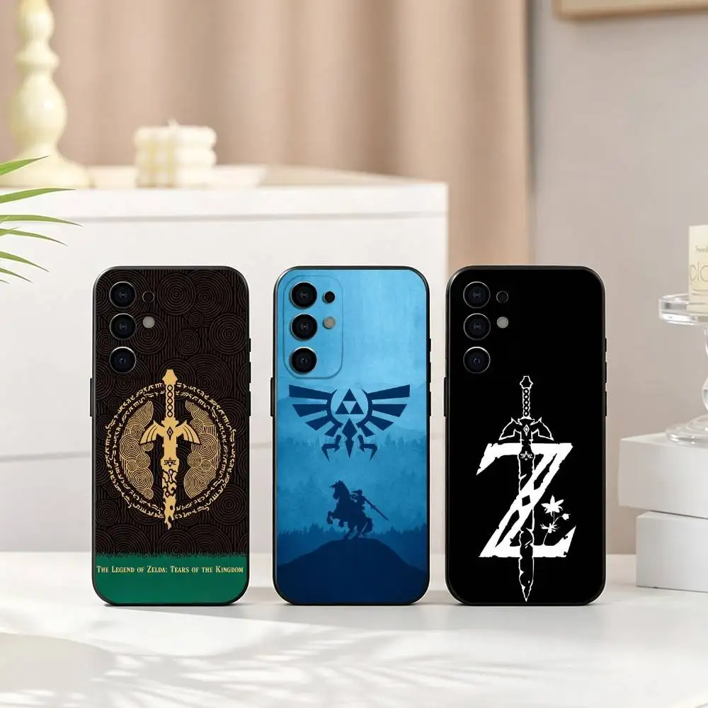 Game The Legend of Z-Zelda Gift Phone Case Black Silicone Soft For Samsung S25,S24,S21,S22,S23,S30,Ultra,S20,Plus,Fe,Lite