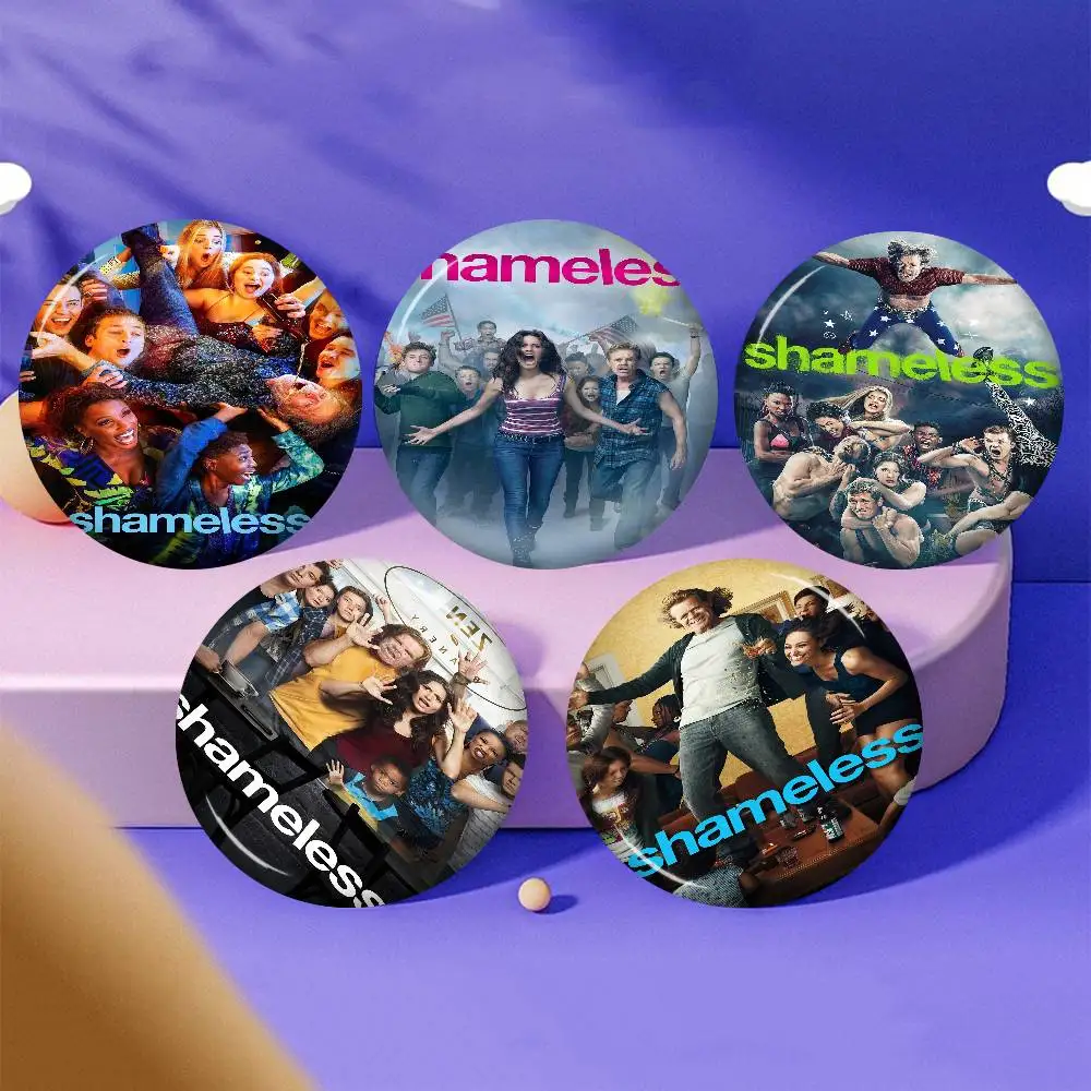Tv Series Shameless Movie Classic Soft Button Pin Bright Printed Icon Gift For Friends Badge Collar Brooch Lapel Pin Metal #1