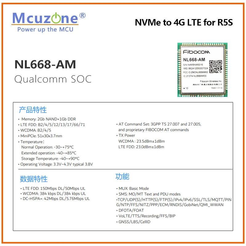 Carte d'extension NanoPi R5S 4G, Qualcomm 4G, persévérance
