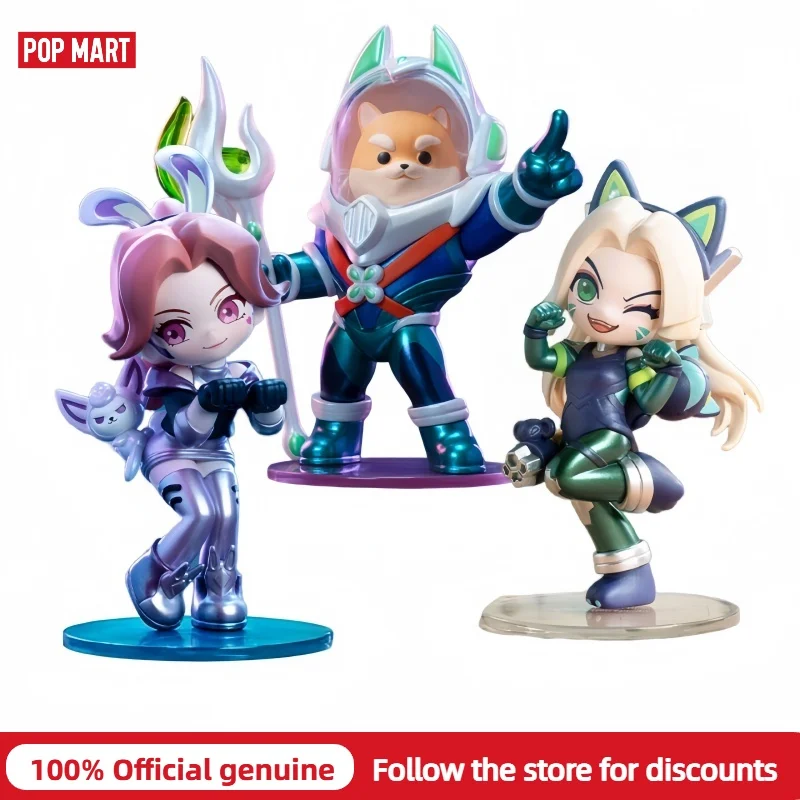 Genuine PopMart League Of Legends Blind Box Cute Power Battle Figurine Desktop Ornament Collectible Decoration Gift For Women - view 2