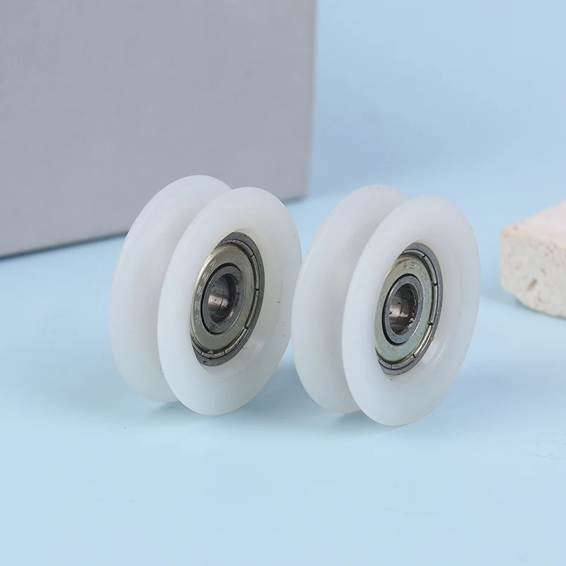 6x31.5x10mm U-shaped Bearing Roller R3mm V Track Guide Groove Roller Pulley Wheel 626 Bearing Wheel