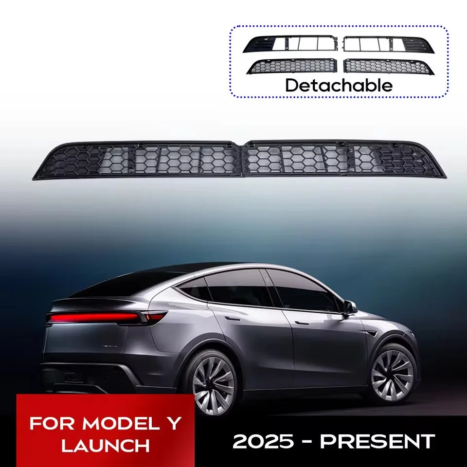 

For Tesla New Model Y 2025 Launch Juniper Lower Bumper Anti Insect Net Anti Dust Proof Inner Vent Grille Cover Insect-proof
