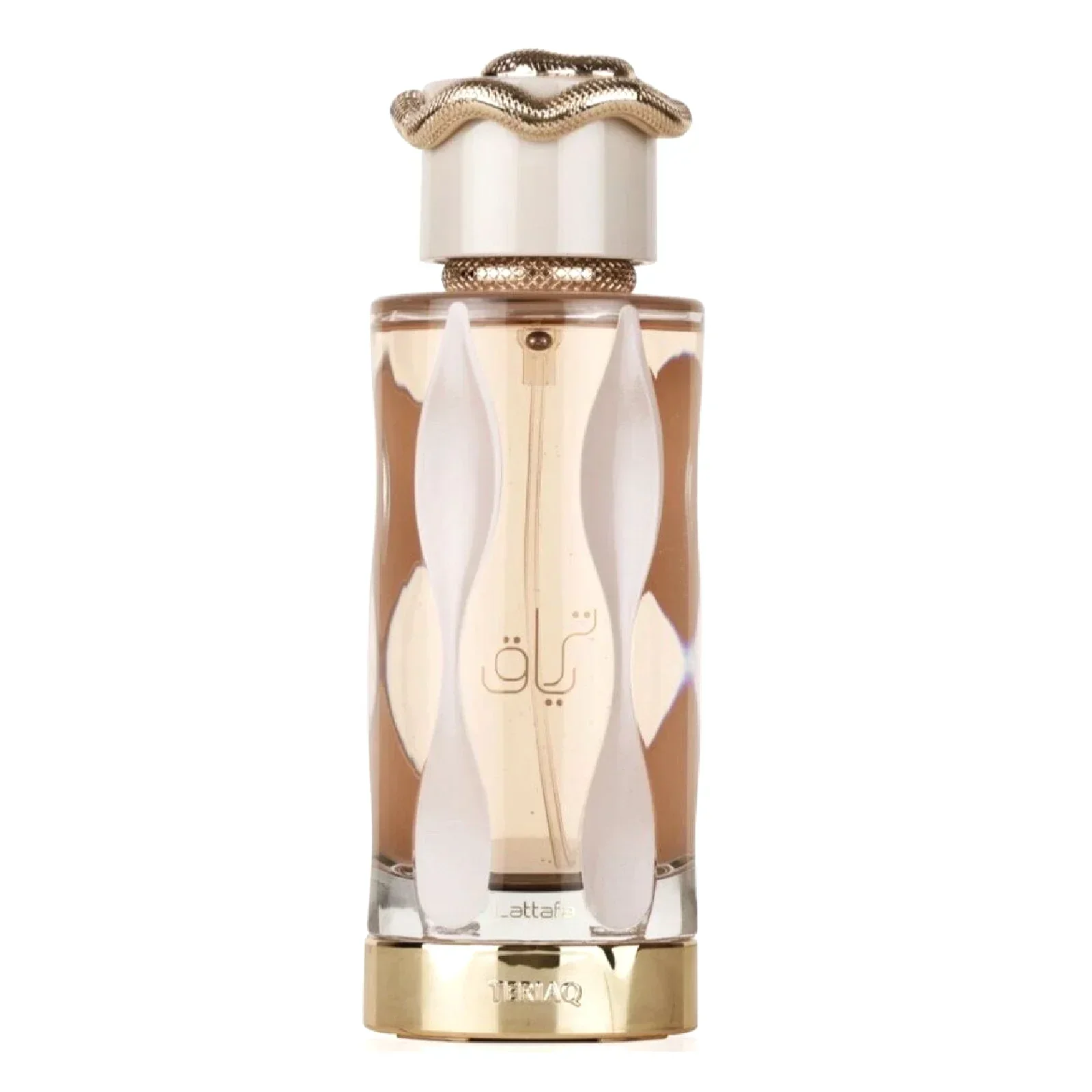 Lattafa Teriaq EDP 3.4 أونصة / 100 مل - عطر كهرماني طويل الأمد للجنسين هدية لعيد الميلاد وعيد الشكر والهالوين
